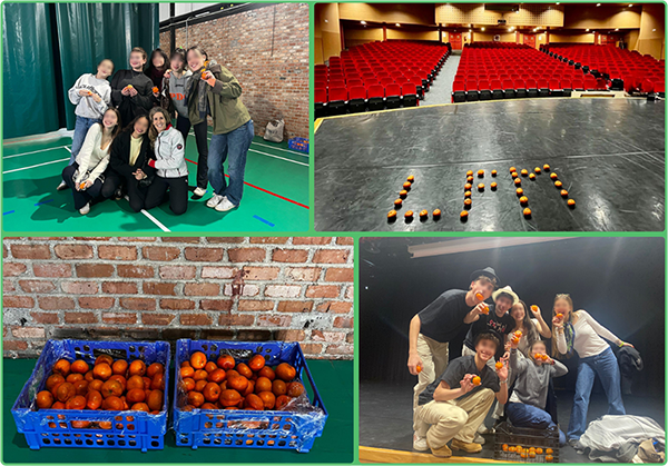 Goûter fruité après les épreuves d’EPS