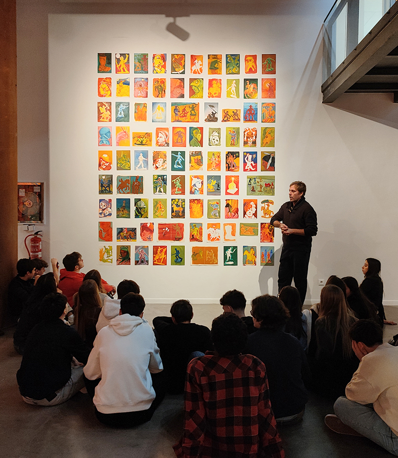 Visite de l’exposition « Welcome to the Circus » à l’Institut français